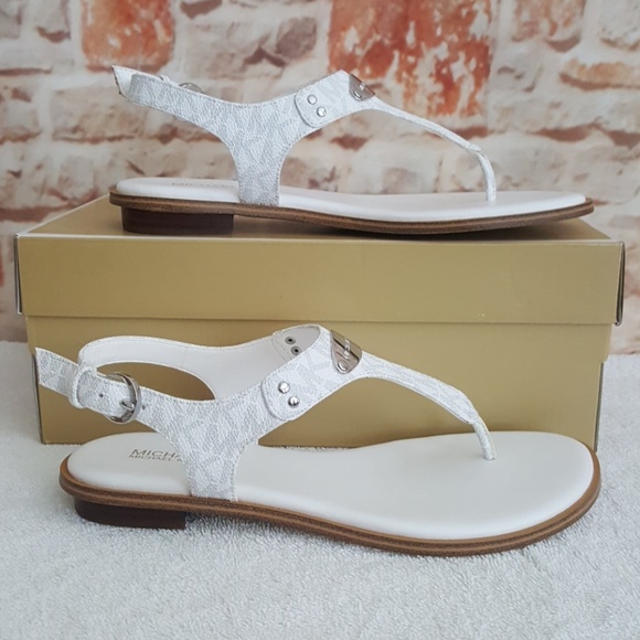 New Michael Kors MK Plate Thong Sandals - Picture 3 of 6